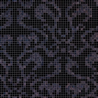 Picture of Bisazza Mosaico - Decori 20 - Damasco Black