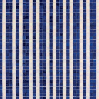 Picture of Bisazza Mosaico - Decori 20 - Righe Bianco Blu