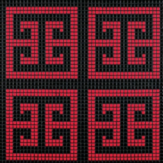 Picture of Bisazza Mosaico - Decori Opus Romano - Key Red