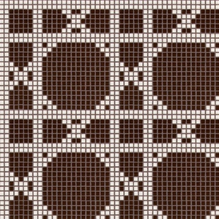 Picture of Bisazza Mosaico - Decori Opus Romano - Vienna Marrone