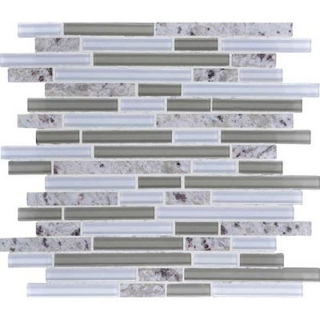 Picture of Daltile - Granite Radiance Random Linear Kashmir White Blend