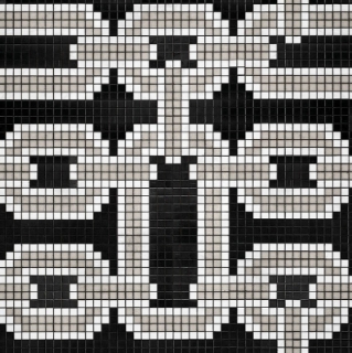 Picture of Bisazza Mosaico - Decori 20 - Chains Black