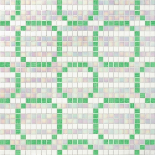 Picture of Bisazza Mosaico - Decori 20 - Rings New Green