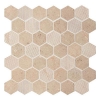 Picture of Daltile - Limestone Hexagon Mosaic Corton Sabel Blend
