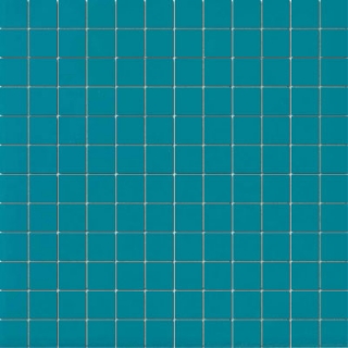 Picture of American Olean - Unglazed Porcelain Mosaics Clearface 1 x 1 Peacock Blue