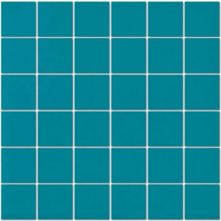 Picture of American Olean - Unglazed Porcelain Mosaics Clearface 2 x 2 Peacock Blue
