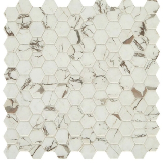 Picture of Daltile - Uptown Glass Hexagon Posh Sparkler