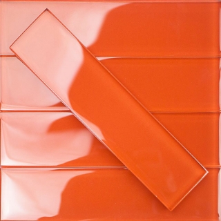 Picture of SOHO Studio Corp - Crystal 2 x 8 Burnt Orange