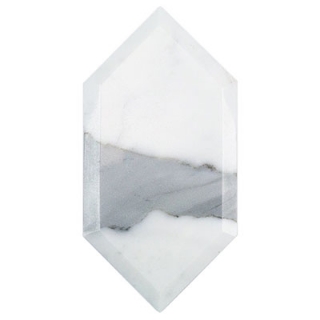 Picture of SOHO Studio Corp - Elongated Beveled Hexagon Calacatta