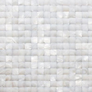 Picture of SOHO Studio Corp - Pearl Mosaic 3D Squares Dome White