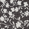 Picture of Bisazza Mosaico - Decori 10 - Flower Corner Flower Corner Black