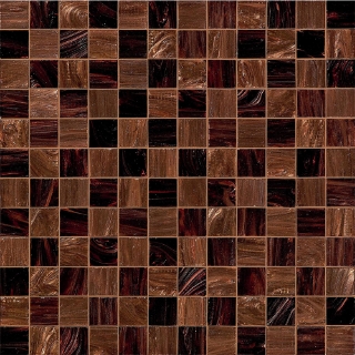 Picture of Bisazza Mosaico - Decorations 5 x 5 Checkmate Brown