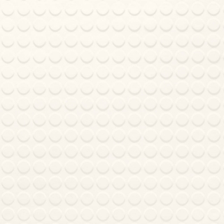 Picture of Johnsonite - Solid Colors Raised Round .125 Snow White