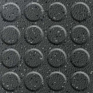 Picture of Johnsonite - Defiant Oil and Grease Speckled Raised Round Tundra