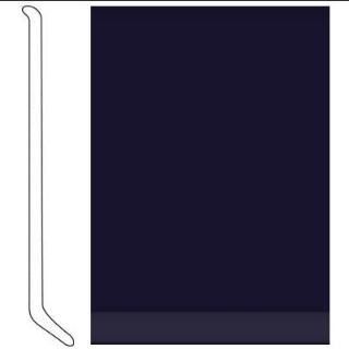 Picture of Johnsonite - Baseworks ThermoSet 2 1/2 with Toe Wall Base Navy Blue