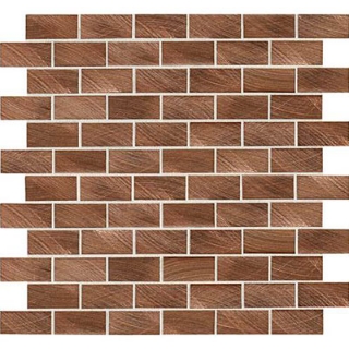 Picture of Daltile - Structure 3D Brick Joint Mosaic Copper