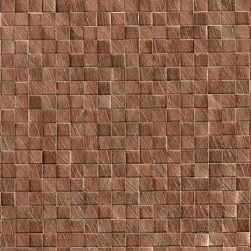 Picture of Daltile - Structure 3D Brick Joint Cube Mosaic Copper