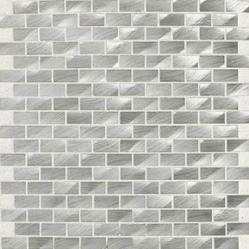 Picture of Daltile - Structure 1/2 x 1 Brick Joint Mosaic Steel