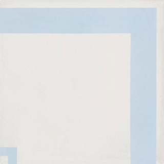 Picture of Bati Orient - Cement Tiles Modern Line Blue/Off White Corner