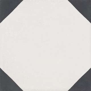 Picture of Bati Orient - Cement Tiles Modern Triangle Antracite/Off White