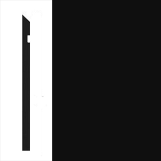 Picture of Johnsonite - Millwork Reveal 6 Black