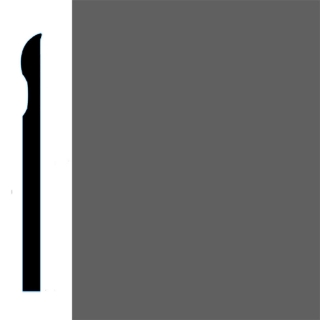 Picture of VPI Corp. - Low Dirt Retention Wallbase LDR2 4-inch Charcoal