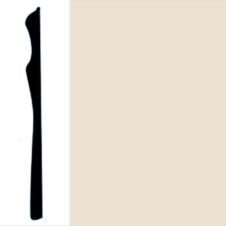 Picture of VPI Corp. - Low Dirt Retention Wallbase LDR3 6-inch Papyrus