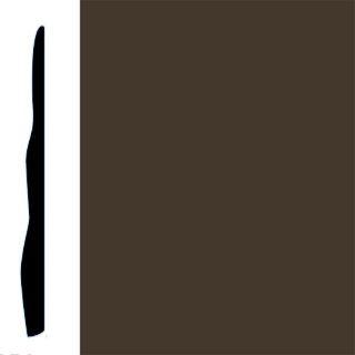 Picture of VPI Corp. - Low Dirt Retention Wallbase LDR4 4 1/2-inch Burnt Umber