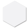 Picture of Voguebay - Ultra White Hexagon M Ultra White Matte