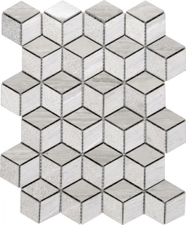 Picture of Bati Orient - Limestone 3D Diamond Multi Finish Grey