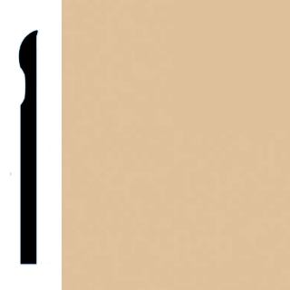 Picture of VPI Corp. - Low Dirt Retention Wallbase LDR2 4-inch Cafe Au Lait