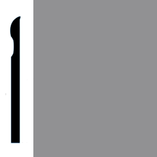 Picture of VPI Corp. - Low Dirt Retention Wallbase LDR2 4-inch London Fog