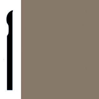 Picture of VPI Corp. - Low Dirt Retention Wallbase LDR2 4 1/2-inch Taupe