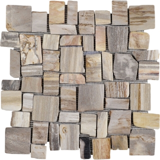 Picture of Bati Orient - Fossil Wood Mosaic Cubic Mix