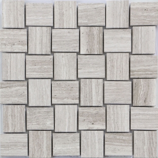 Picture of MiR Mosaic - Bali Sumatra Wooden Gray
