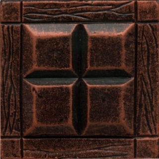 Picture of Daltile - Armor Square Guilded Copper Four Square
