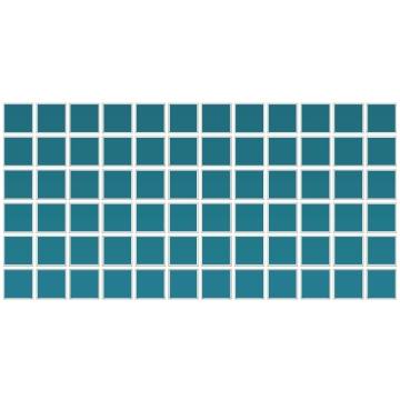 Picture of Daltile - Color Wheel Mosaic Ocean Blue