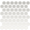 Picture of Daltile - Color Wheel Mosaic Hexagon Arctic White