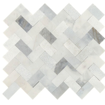 Picture of Daltile - Minute Mosaix Herringbone Stormy Mist