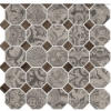 Picture of Daltile - Rhetoric Octagon Mosaic Elequent Grey Mix