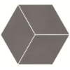 Picture of Daltile - Uniform Mosaics 3D Cube Dark Grey