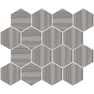 Picture of Happy Floors - Silver Hexagon Mosaic Dark