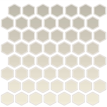 Picture of Daltile - Color Wheel Mosaic Hexagon Matte Biscuit