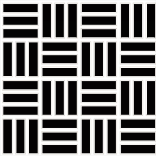 Picture of Daltile - Color Wheel Mosaic Lattice Weave Matte Black