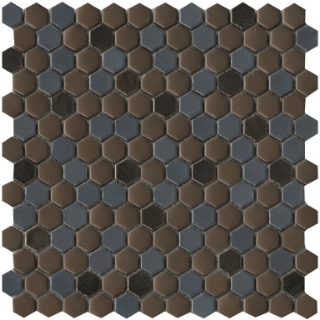 Picture of Emser Tile - Confetti II Hexagon Metal Blend