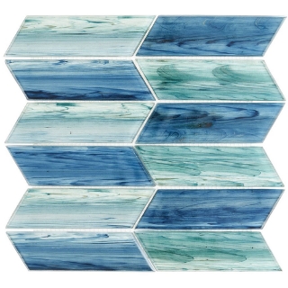 Picture of SOHO Studio Corp - Brook Chevron Aqua