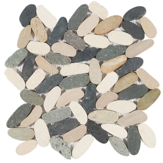 Picture of SOHO Studio Corp - Pebblestone Sliced Raja Ampat Flat Oval