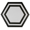 Picture of Adex USA - Floor Hexagon Deco Black