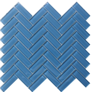 Picture of MiR Mosaic - Color Palette Mosaic Herringbone Laguna