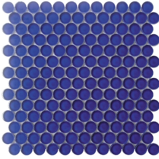 Picture of MiR Mosaic - Color Palette Mosaic Penny Cobalt Blue